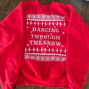 Christmas Dance sweatshirt - YL